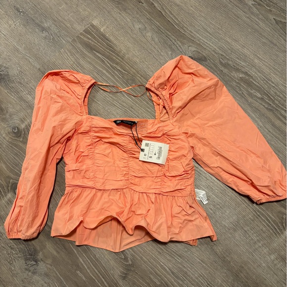 NWT zara Coral Top - Picture 3 of 4